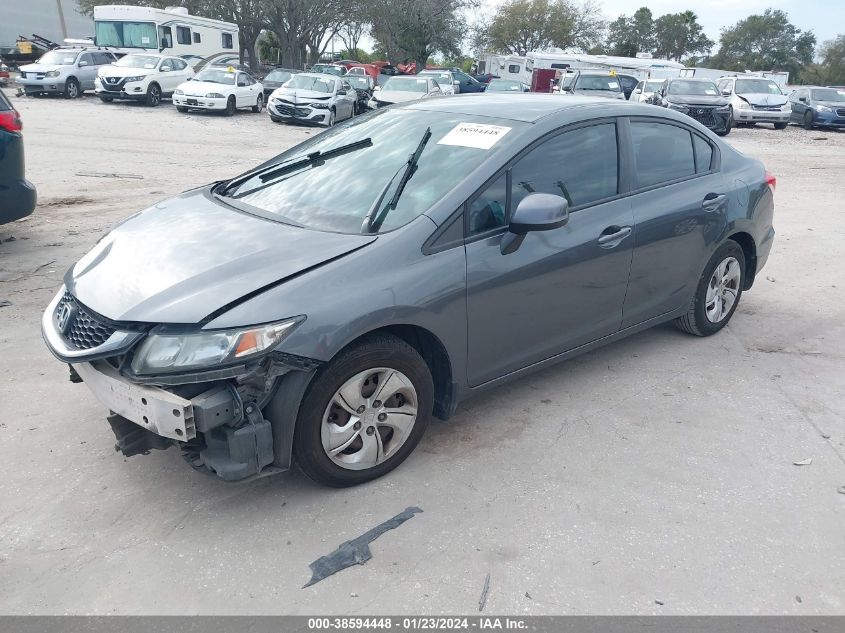 2013 HONDA CIVIC LX - 19XFB2F55DE200209