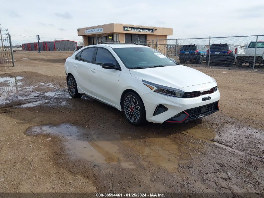 Lot #2539240568 2023 KIA FORTE GT salvage car