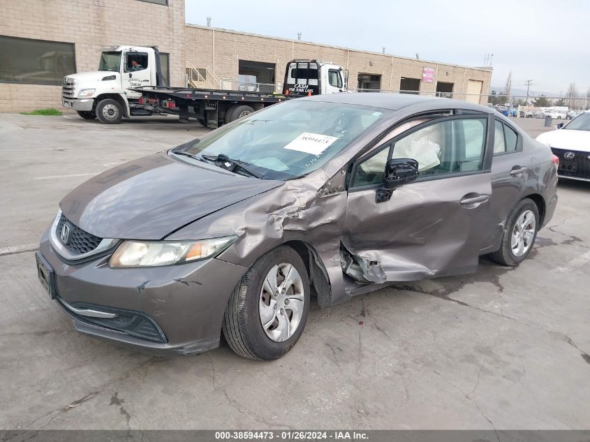 2014 HONDA CIVIC LX - 19XFB2F56EE211432