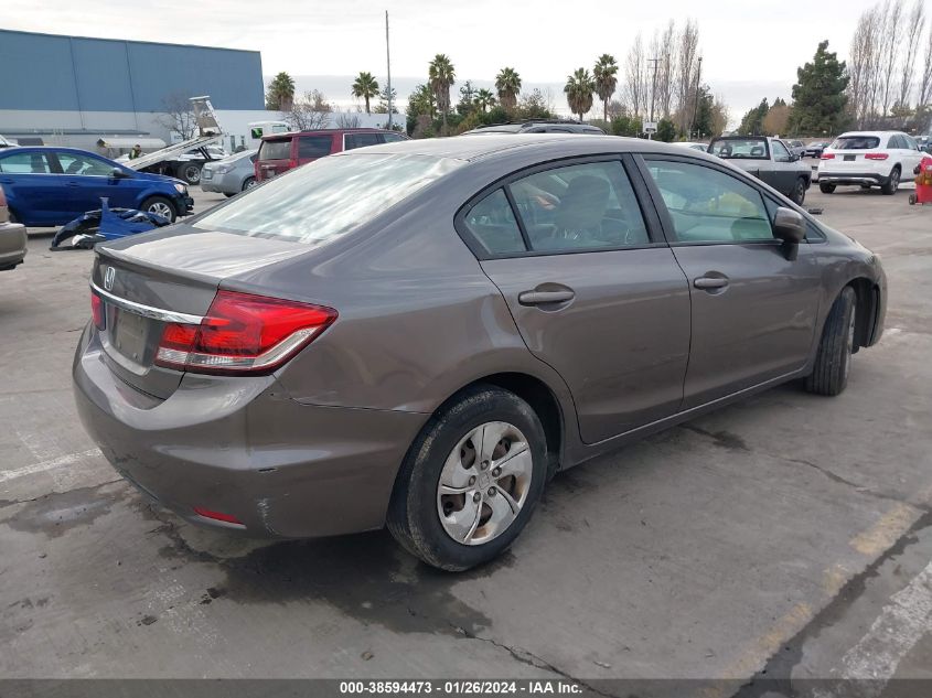 2014 HONDA CIVIC LX - 19XFB2F56EE211432