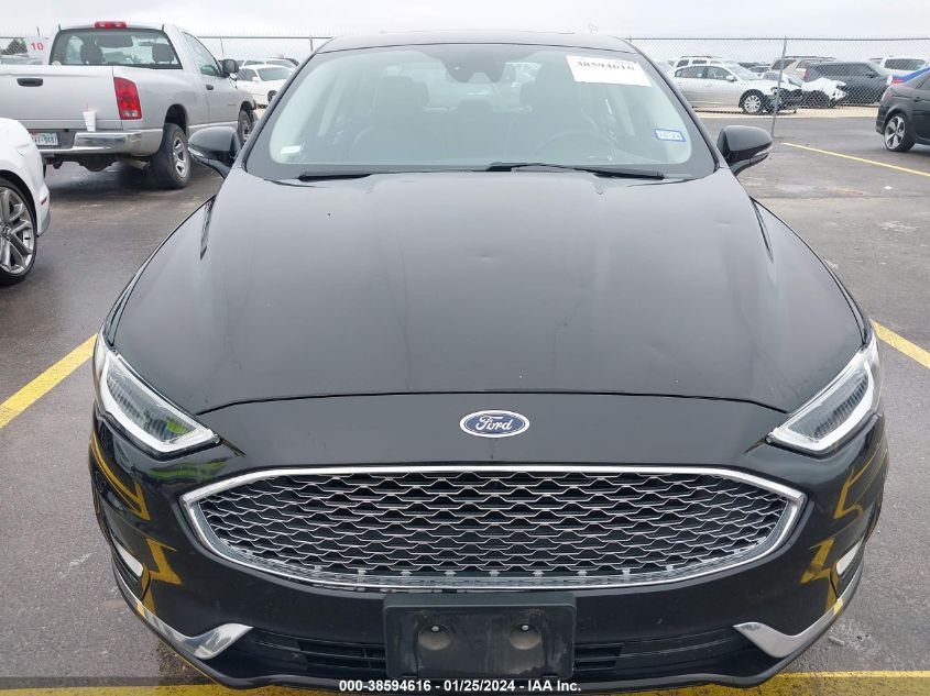 2019 FORD FUSION TITANIUM - 3FA6P0D94KR223035