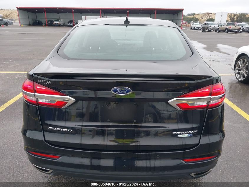 2019 FORD FUSION TITANIUM - 3FA6P0D94KR223035