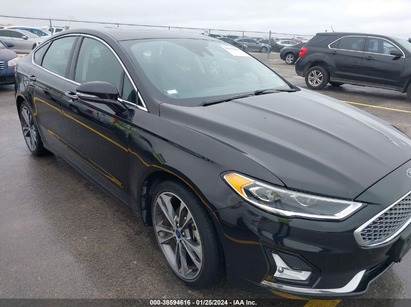 2019 FORD FUSION TITANIUM - 3FA6P0D94KR223035