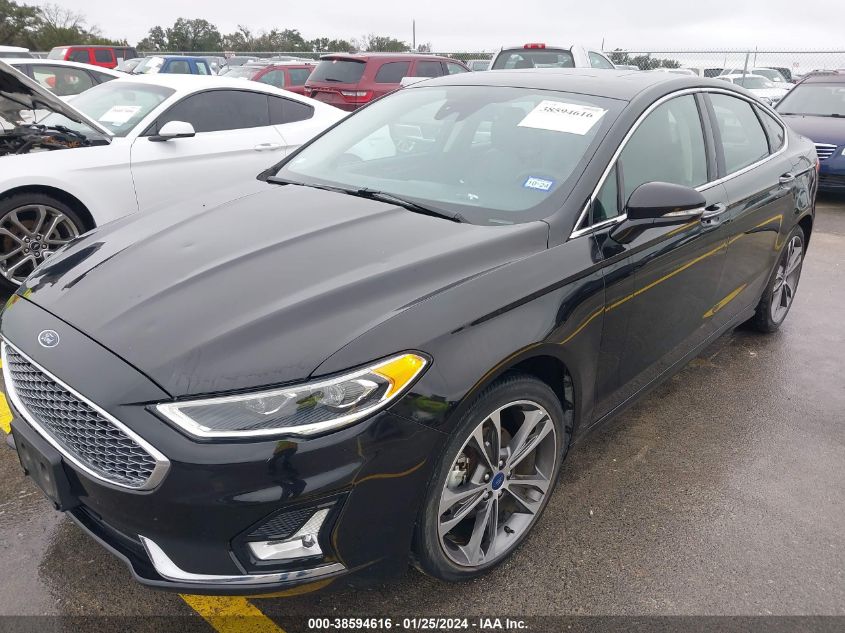 2019 FORD FUSION TITANIUM - 3FA6P0D94KR223035