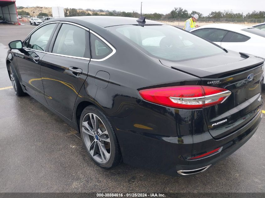 2019 FORD FUSION TITANIUM - 3FA6P0D94KR223035