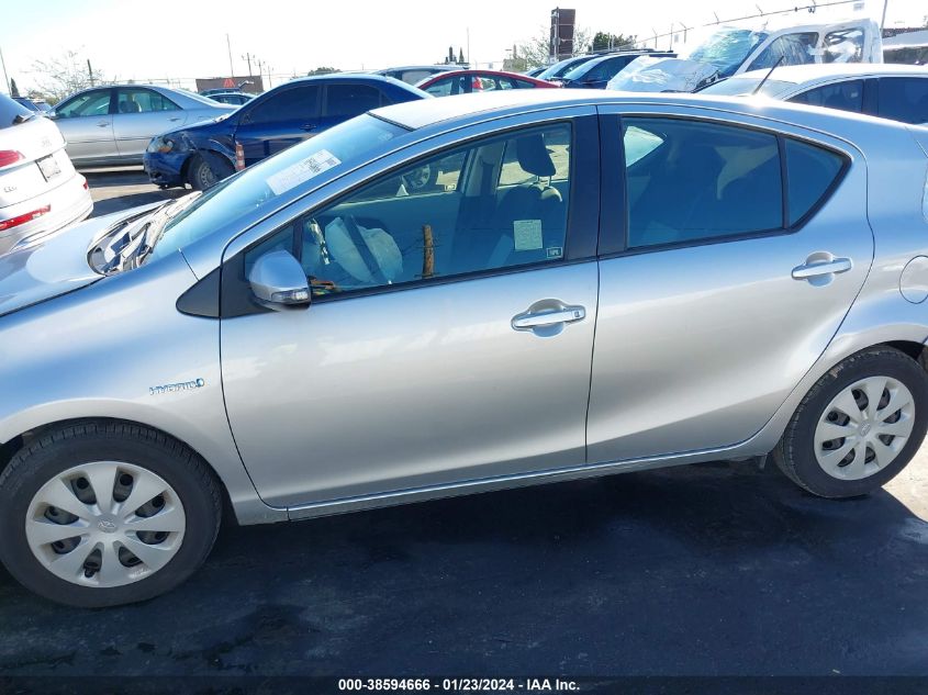 2013 TOYOTA PRIUS C THREE - JTDKDTB35D1040001
