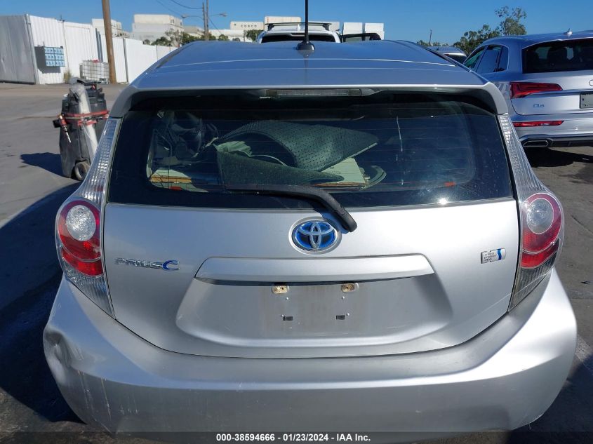 2013 TOYOTA PRIUS C THREE - JTDKDTB35D1040001