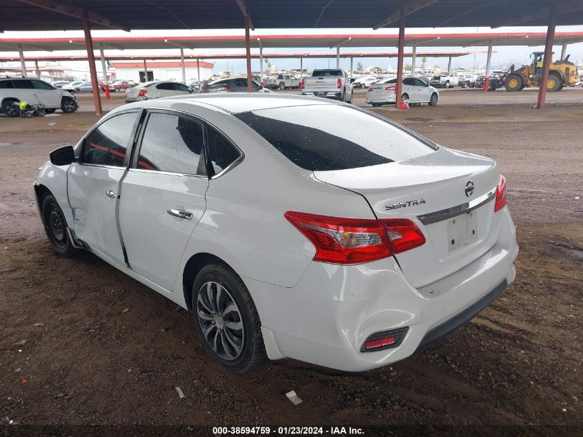 2016 NISSAN SENTRA S - 3N1AB7AP9GY319242