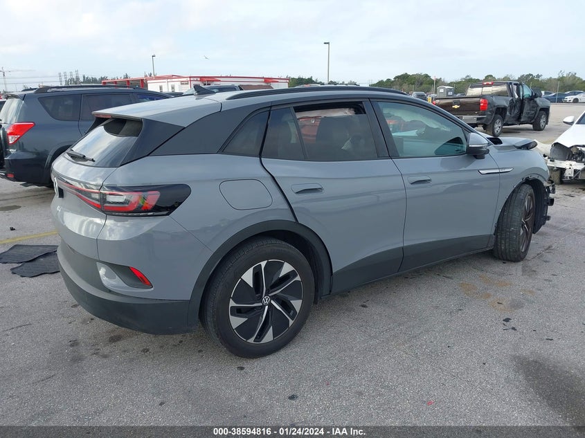 VIN WVGTMPE22NP057945 2022 VOLKSWAGEN ID.4 PRO S