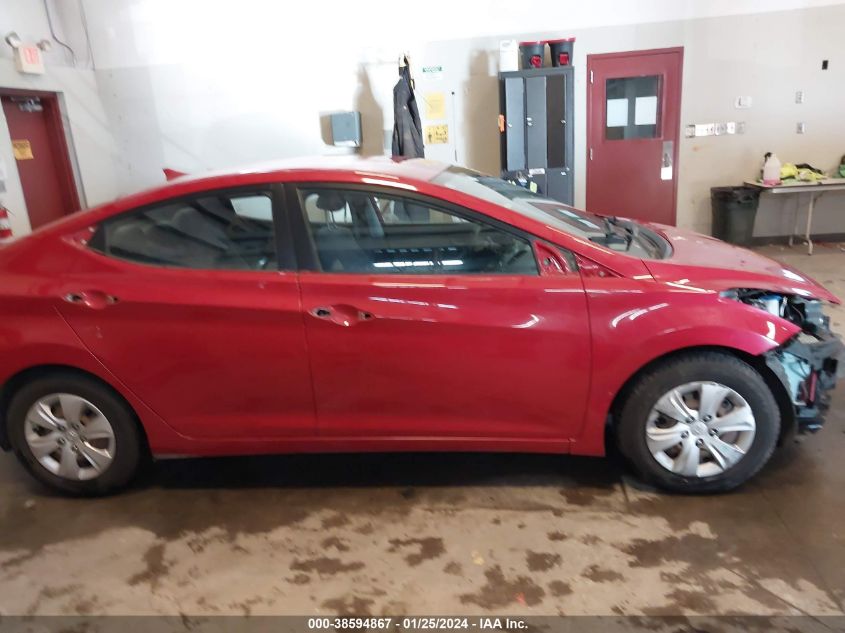 2016 HYUNDAI ELANTRA SE - KMHDH4AE3GU482554