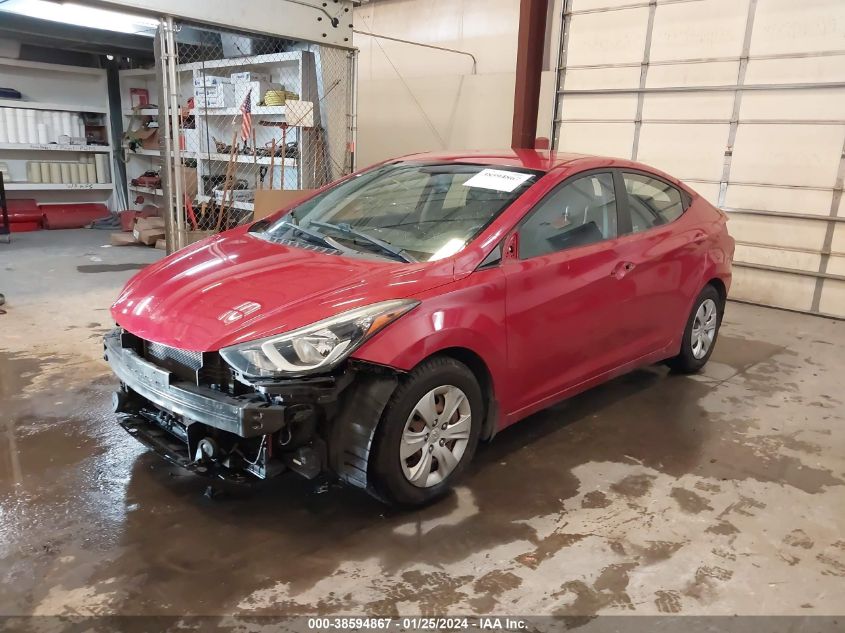 2016 HYUNDAI ELANTRA SE - KMHDH4AE3GU482554