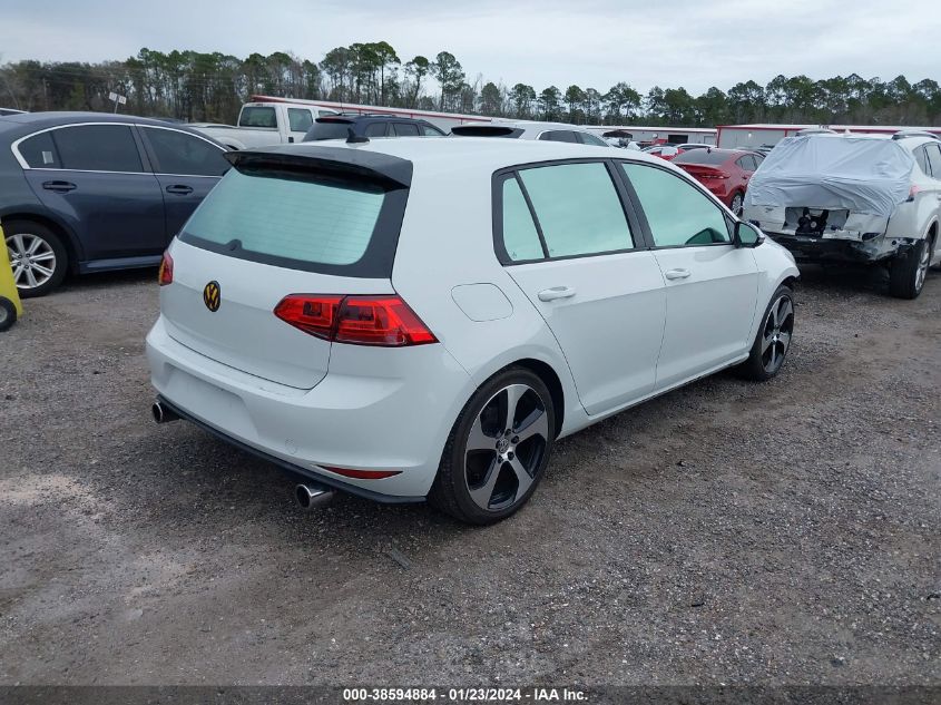 3VW5T7AU8HM067202 | 2017 VOLKSWAGEN GOLF GTI