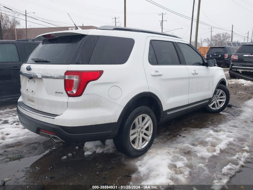 2018 FORD EXPLORER XLT - 1FM5K8D80JGC15039