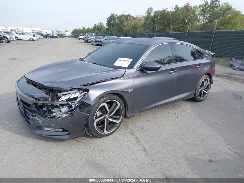 VIN 1HGCV1F39KA039870 2019 HONDA ACCORD SPORT