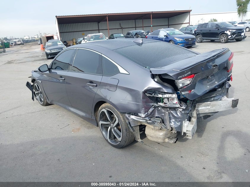 VIN 1HGCV1F39KA039870 2019 HONDA ACCORD SPORT