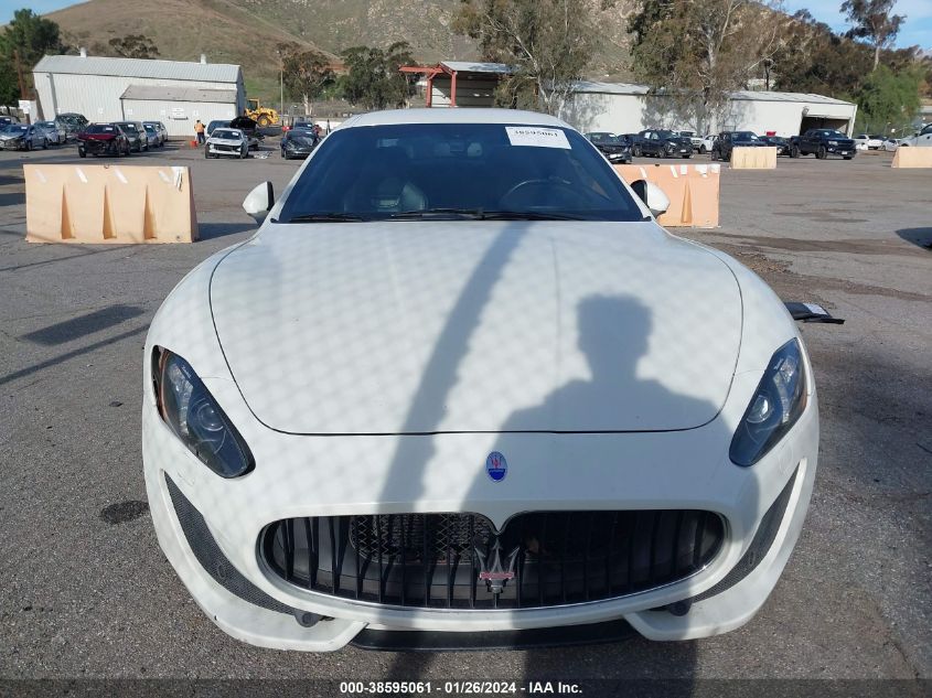 2014 MASERATI GRANTURISMO S/SPORT/MC ZAM45VLA5E0076014
