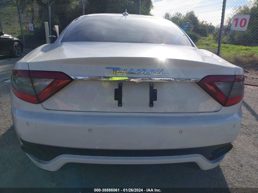 2014 MASERATI GRANTURISMO S/SPORT/MC ZAM45VLA5E0076014