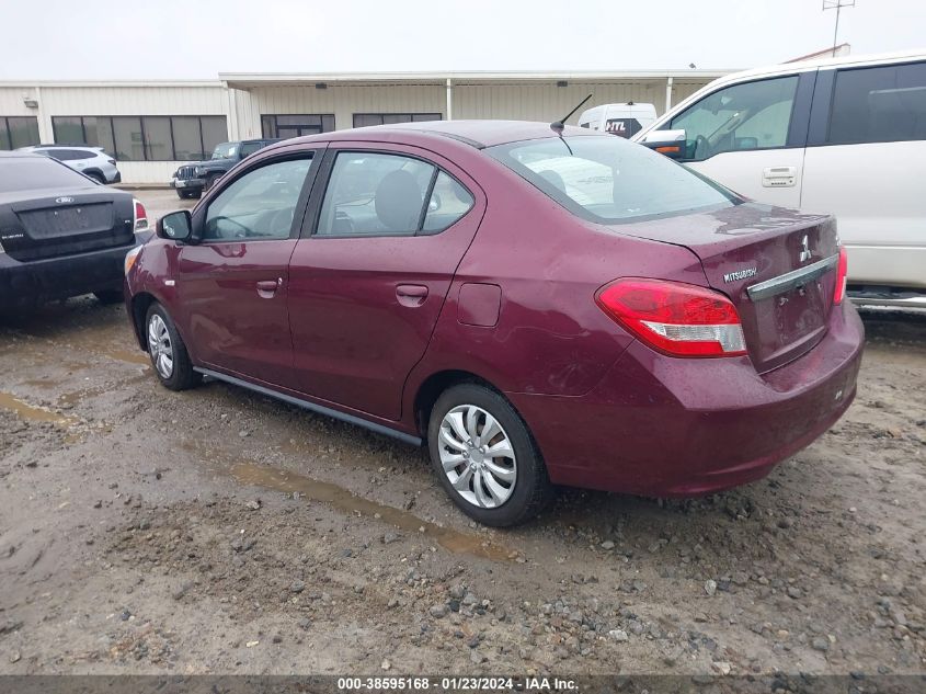 2019 MITSUBISHI MIRAGE G4 ES - ML32F3FJ2KHF04178