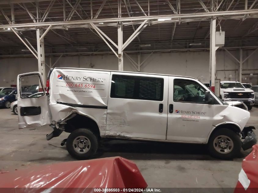 2020 CHEVROLET EXPRESS CARGO RWD 2500 REGULAR WHEELBASE WT - 1GCWGAFP4L1269777