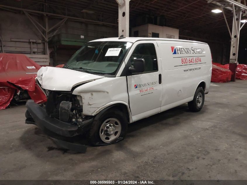 2020 CHEVROLET EXPRESS CARGO RWD 2500 REGULAR WHEELBASE WT - 1GCWGAFP4L1269777