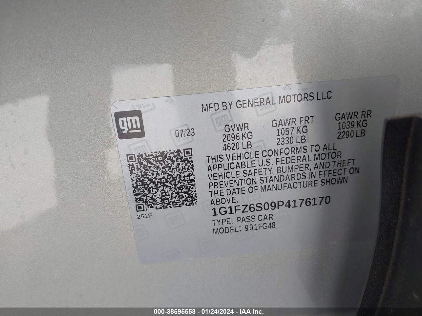 2023 CHEVROLET BOLT EUV PREMIER - 1G1FZ6S09P4176170