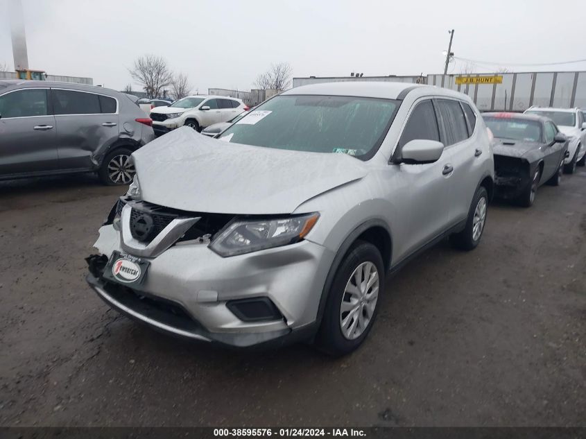 2016 NISSAN ROGUE S/SL/SV - KNMAT2MV8GP697139