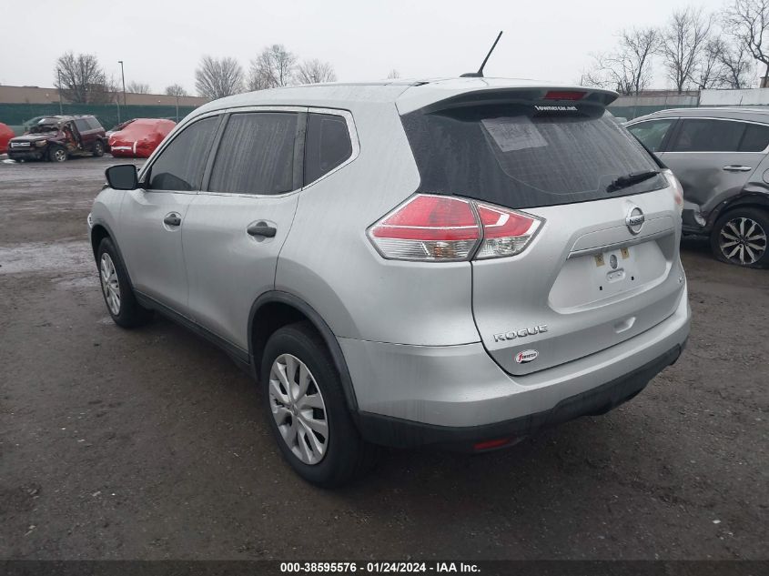 2016 NISSAN ROGUE S/SL/SV - KNMAT2MV8GP697139