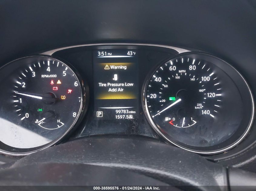 2016 NISSAN ROGUE S/SL/SV - KNMAT2MV8GP697139