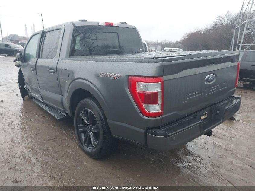 2022 FORD F-150 SUPERCREW - 1FTFW1E56NKE02801