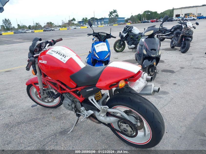 2006 DUCATI MONSTER S2R ZDM1RAAN66B085583
