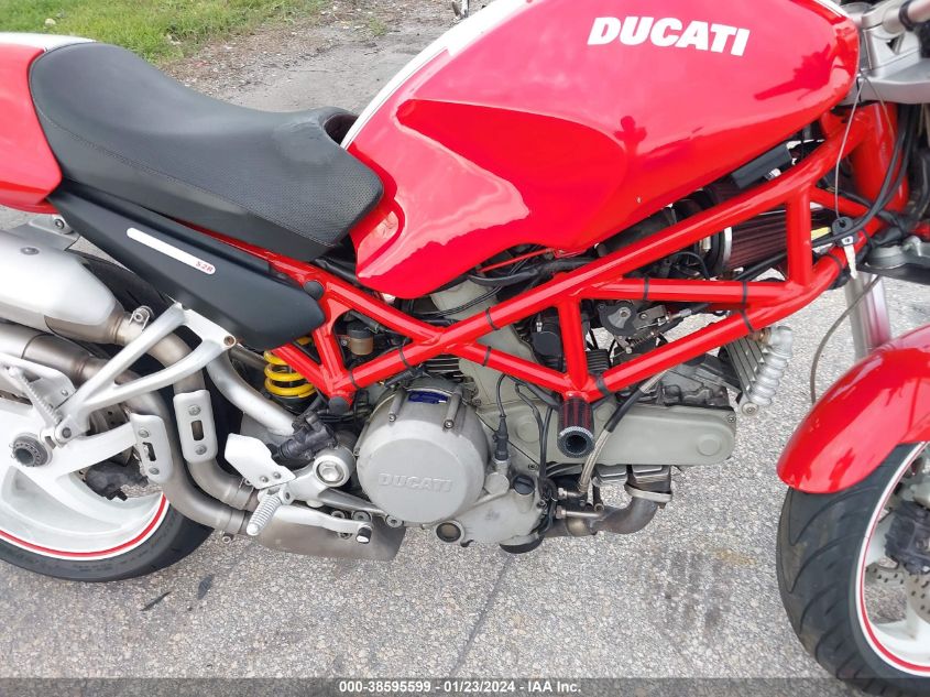 2006 DUCATI MONSTER S2R ZDM1RAAN66B085583