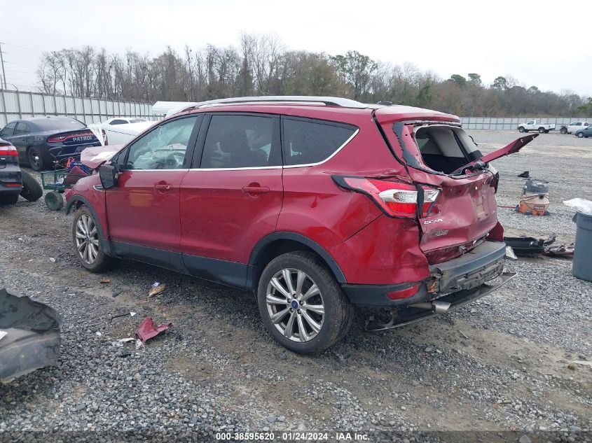 2017 FORD ESCAPE TITANIUM - 1FMCU0J94HUF01827