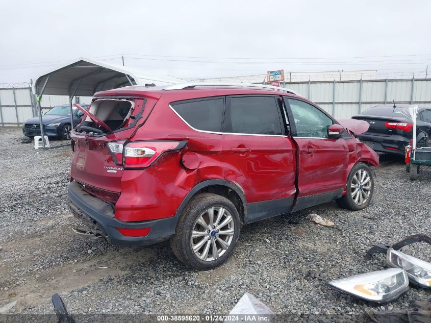 2017 FORD ESCAPE TITANIUM - 1FMCU0J94HUF01827