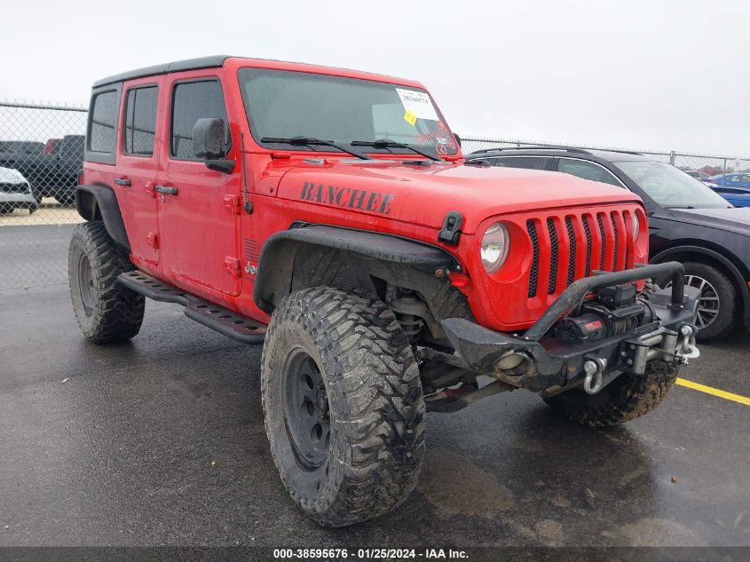 2018 JEEP WRANGLER UNLIMITED SPORT 4X4 - 1C4HJXDG4JW180002