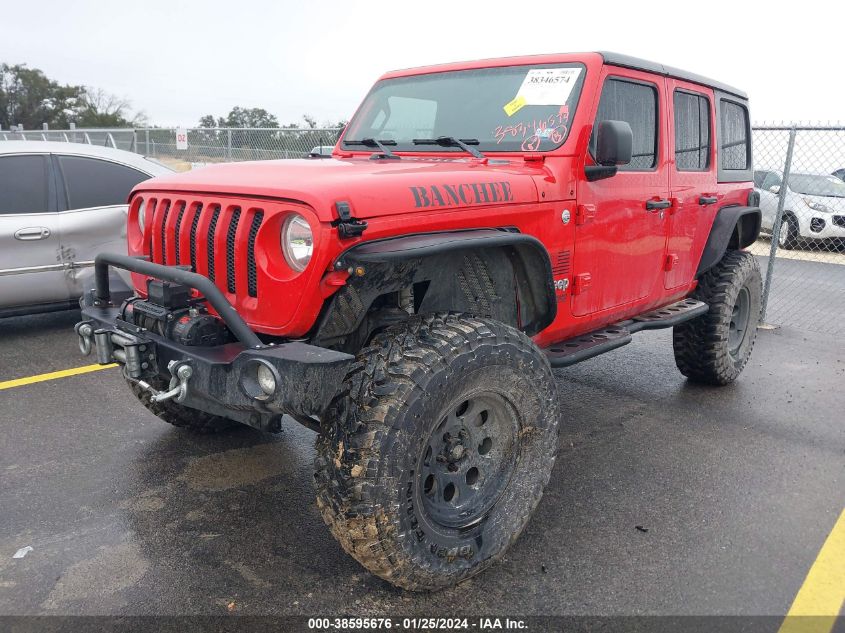 2018 JEEP WRANGLER UNLIMITED SPORT 4X4 - 1C4HJXDG4JW180002