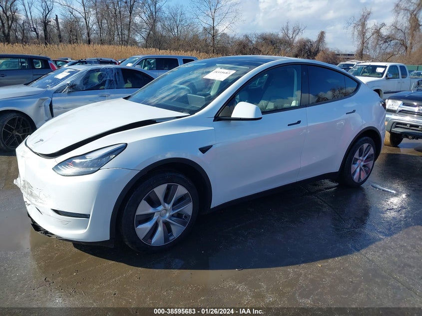 VIN 7SAYGDEE5PA038359 2023 TESLA MODEL Y AWD/LONG RANGE DUAL MOTOR ALL-WHEEL DRIVE
