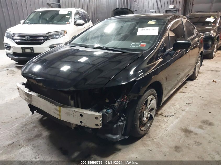 2015 HONDA CIVIC LX - 2HGFB2E59FH502581