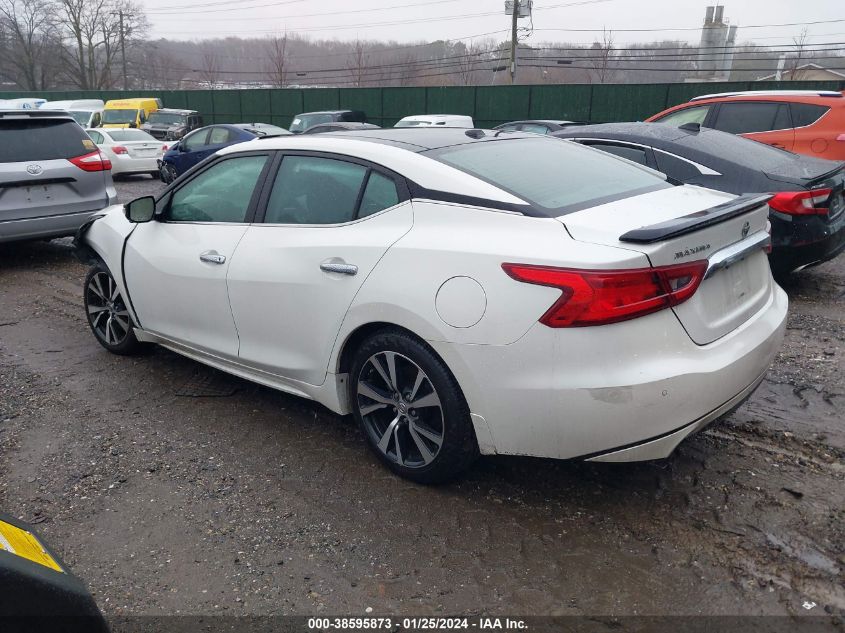 2017 NISSAN MAXIMA 3.5S/SV/SL/SR/PLAT - 1N4AA6AP8HC413218