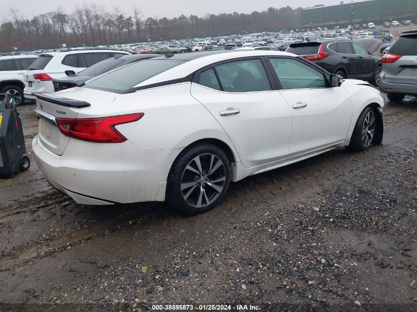 2017 NISSAN MAXIMA 3.5S/SV/SL/SR/PLAT - 1N4AA6AP8HC413218