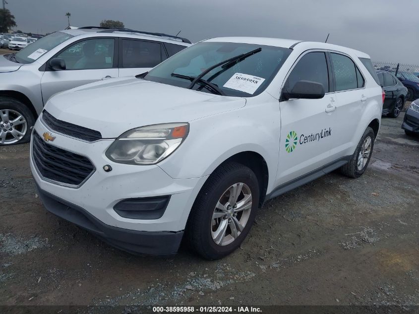 2016 CHEVROLET EQUINOX LS - 2GNALBEK4G6346661