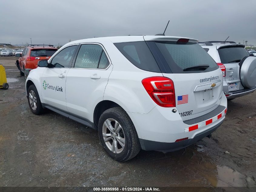 2016 CHEVROLET EQUINOX LS - 2GNALBEK4G6346661
