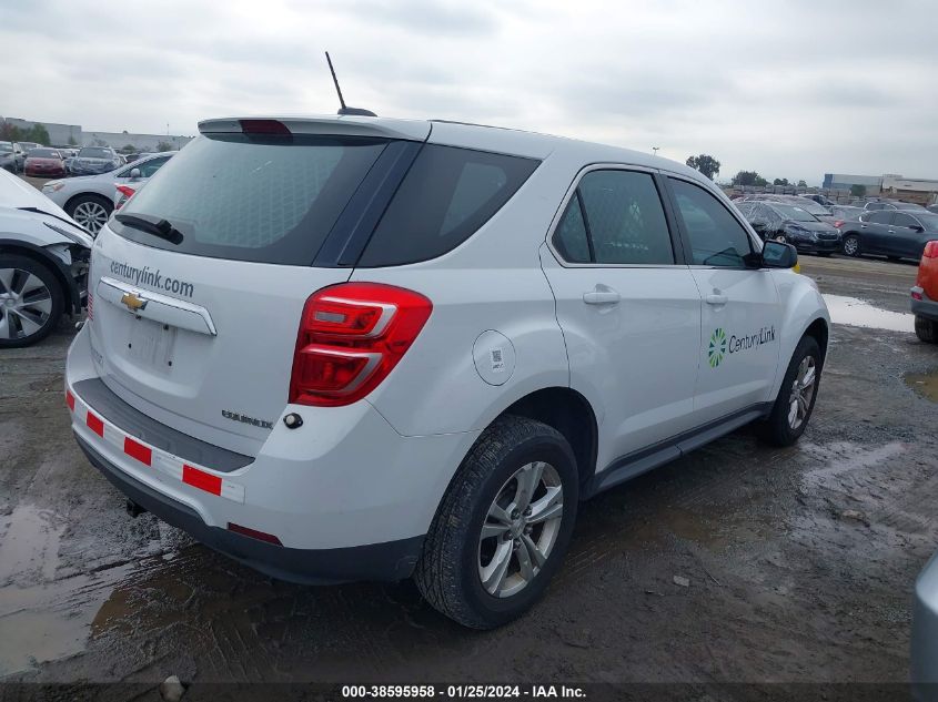 2016 CHEVROLET EQUINOX LS - 2GNALBEK4G6346661