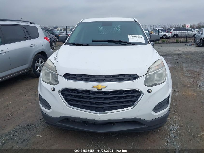 2016 CHEVROLET EQUINOX LS - 2GNALBEK4G6346661
