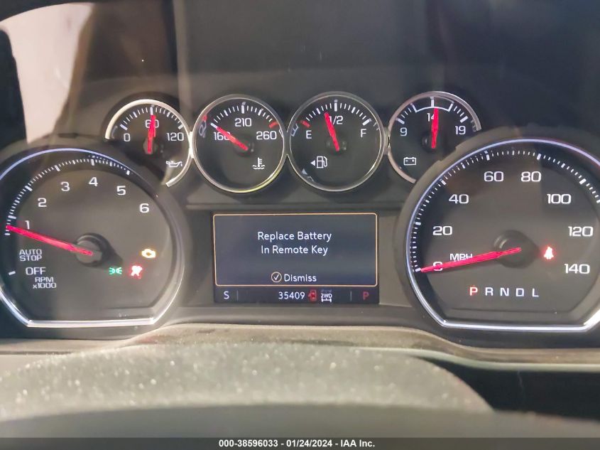 2020 CHEVROLET SILVERADO 1500 4WD  SHORT BED LT - 3GCUYDED0LG258256