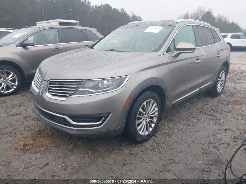 2016 LINCOLN MKX SELECT - 2LMTJ6KR7GBL29361