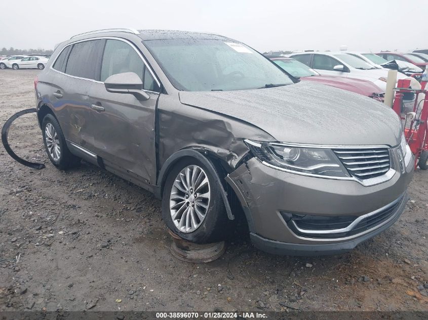 2016 LINCOLN MKX SELECT - 2LMTJ6KR7GBL29361