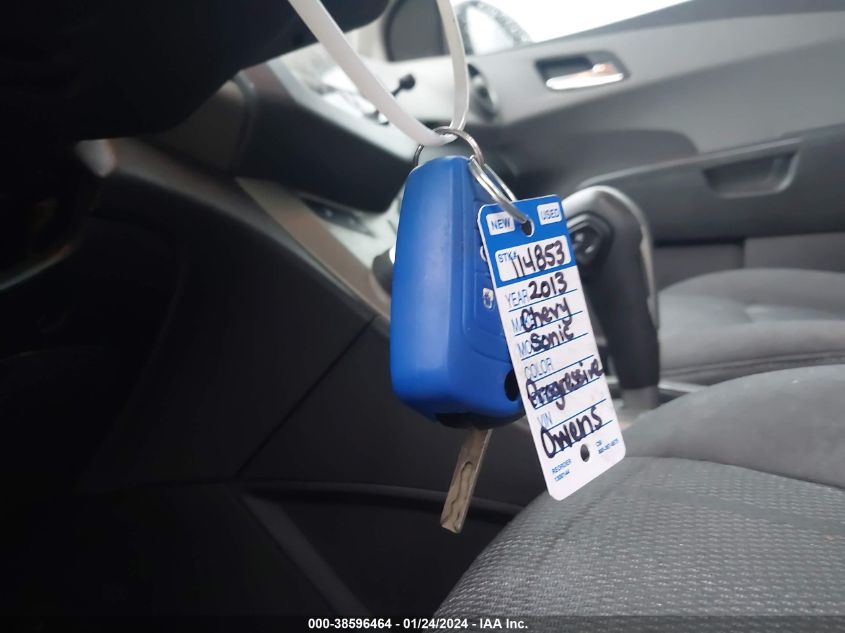 2013 CHEVROLET SONIC LT - 1G1JC5SH1D4230942