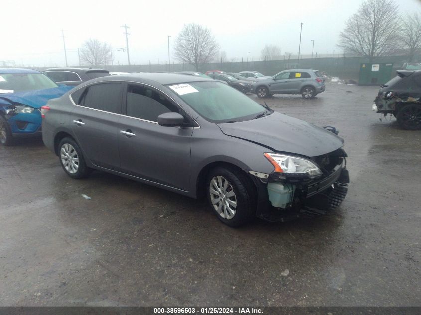 2015 NISSAN SENTRA S/SV/SR/SL - 3N1AB7AP9FY300804