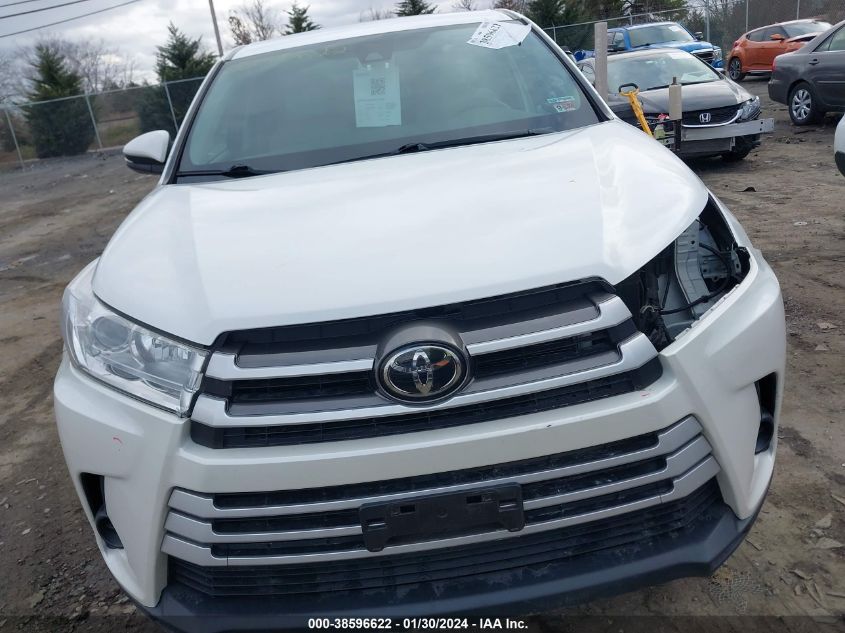 2019 TOYOTA HIGHLANDER LE - 5TDBZRFH0KS995864