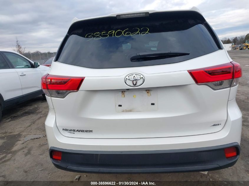 2019 TOYOTA HIGHLANDER LE - 5TDBZRFH0KS995864